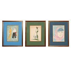 Custom Framed Paintings by Angna Enters