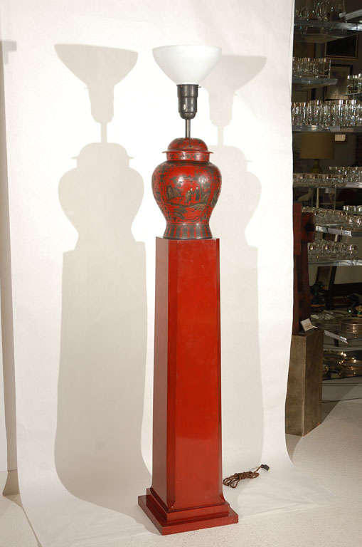 A Pair of Lacquered Floor Lamps designed by Billy Haines 4