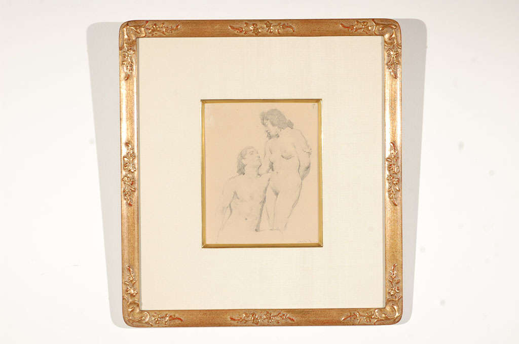 Custom Framed Drawing by Lawton Parker