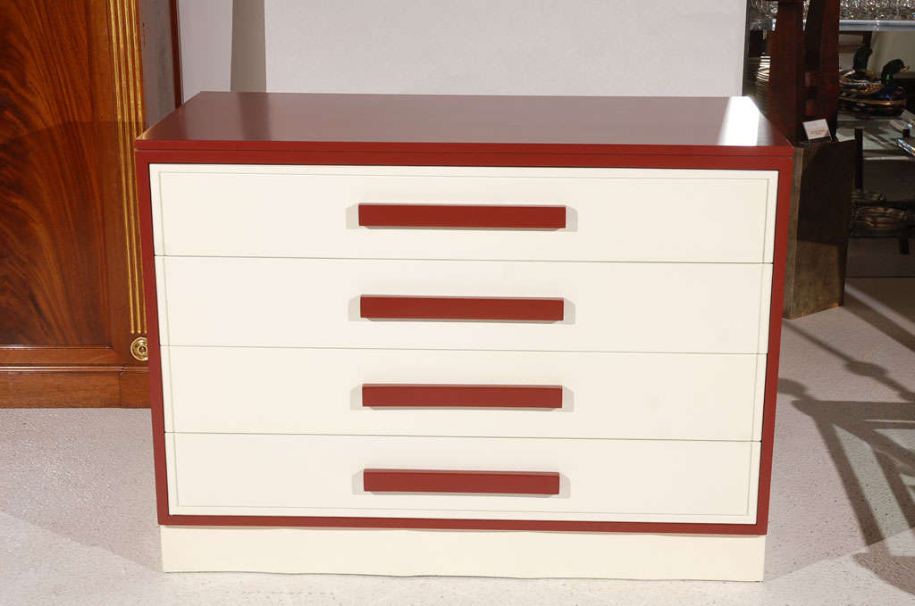 Pair of 4 Drawer Chests by William Haines
