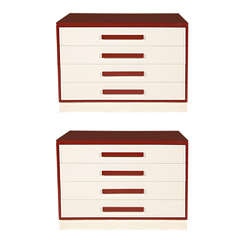 Pair of 4 Drawer Chests by William Haines