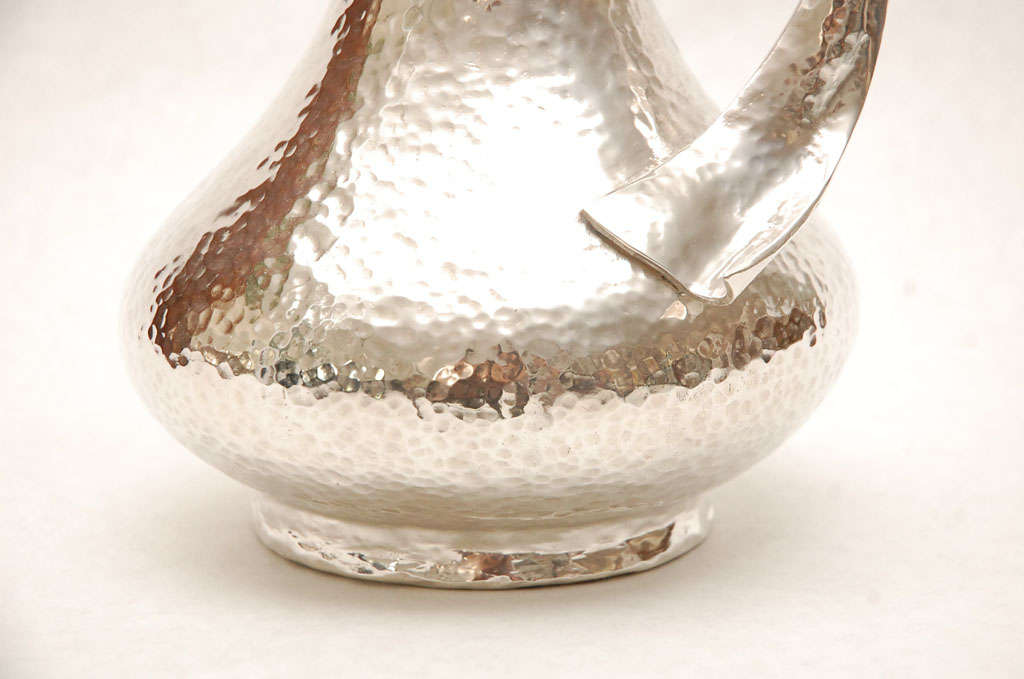silver plated pitcher