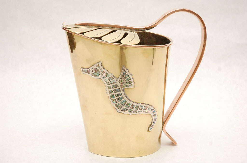 Mixed Metal Pitcher by Los Castillo
