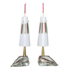 Pair of Lamps by Roberto Giulio Rida