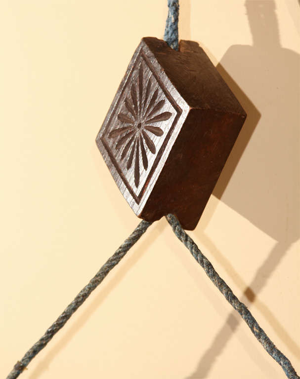 Wood Japanese Inro Pipe Case Kanban (Shop Sign)
