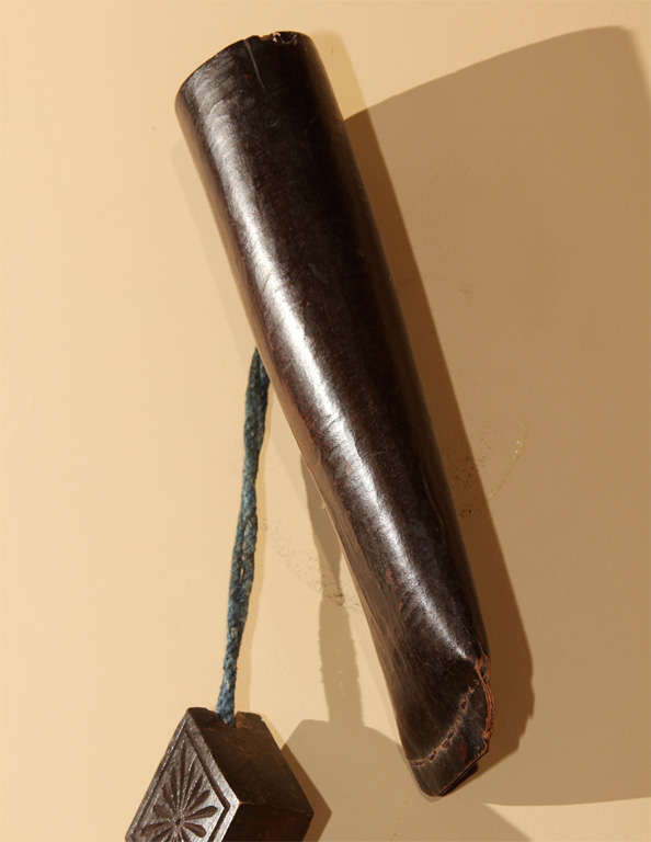 Japanese Inro Pipe Case Kanban (Shop Sign) 1