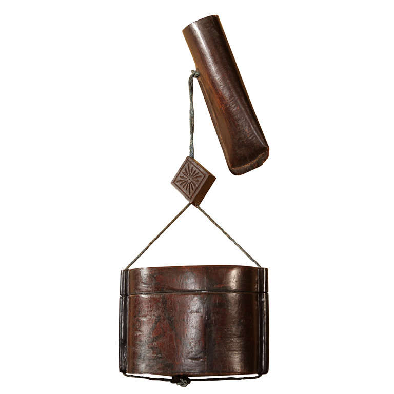 Japanese Inro Pipe Case Kanban (Shop Sign)