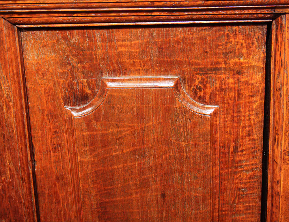 Large Javanese Wheeled Teak Cabinet 6