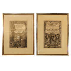 Pair of Piranesi Framed Prints