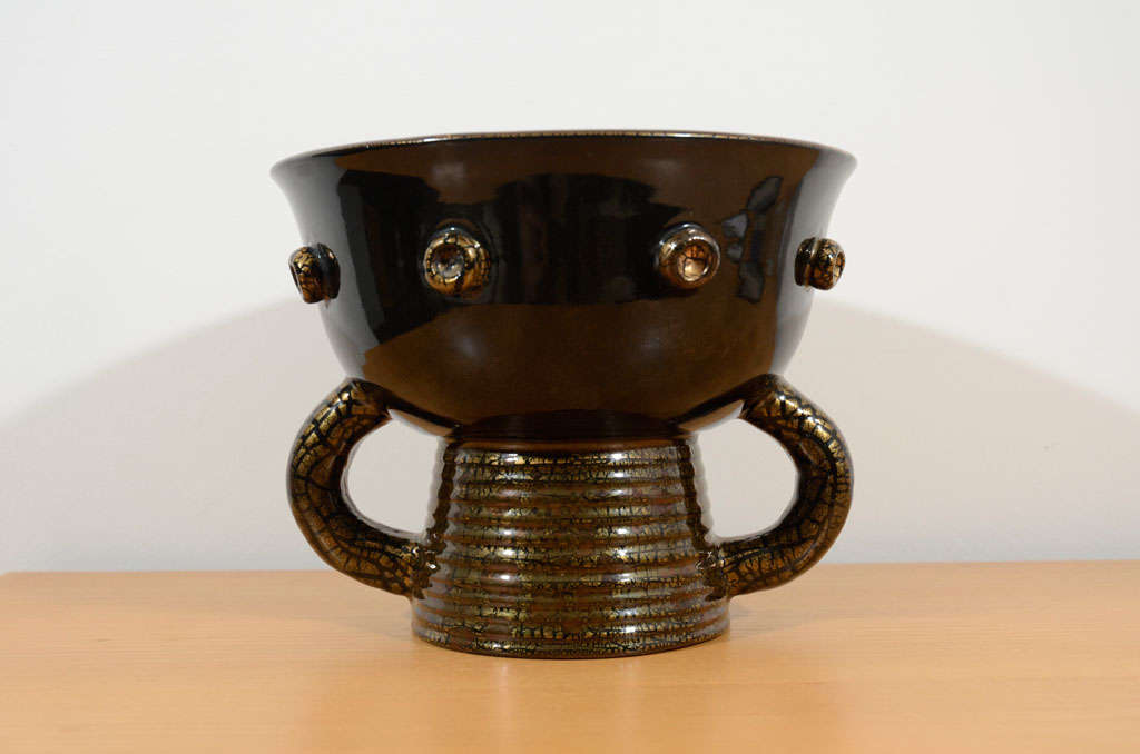 Glazed Ceramic vessel, France, c. 1960