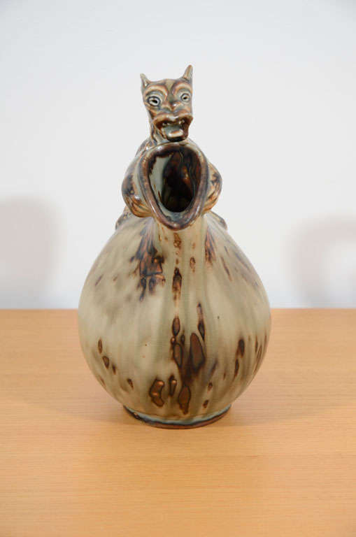 Danish Small Stoneware Jug / Vase by Knud Khyn (Royal Copenhagen)