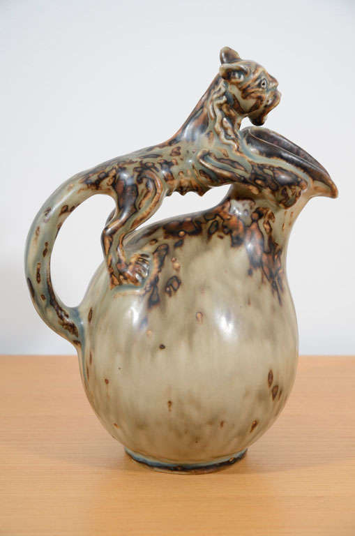 Small Stoneware Jug / Vase by Knud Khyn (Royal Copenhagen) 1