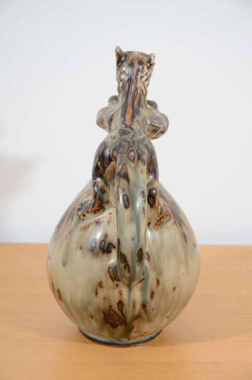 Small Stoneware Jug / Vase by Knud Khyn (Royal Copenhagen) 3