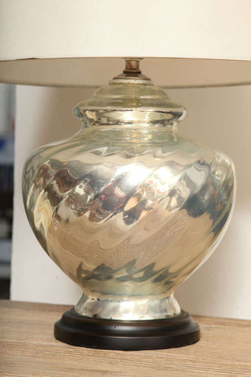 Mid-20th Century Mercury Table Lamp