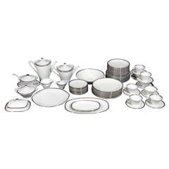 Modernist Complete Service for Eight of Hutschenreuther China