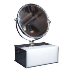 Art Deco Illuminated and Magnifying vanity Mirror 8