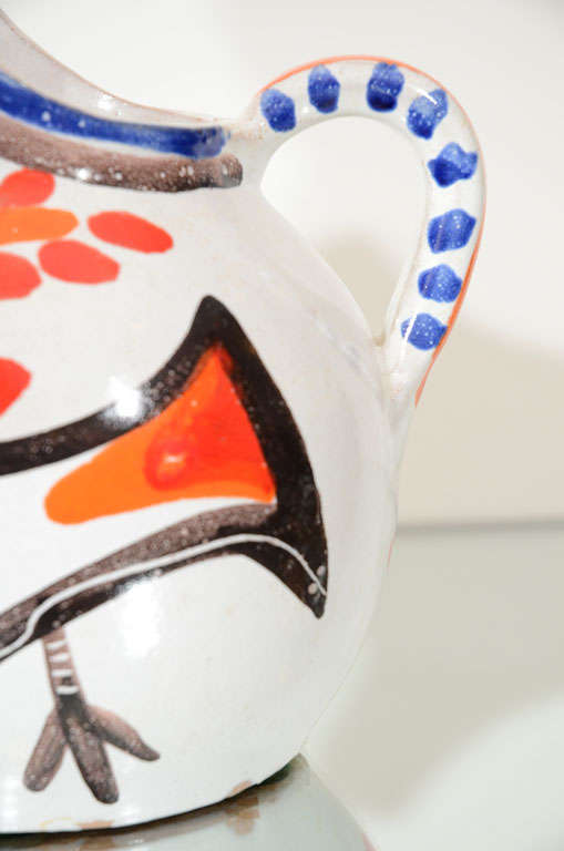 Italian de Simone Pottery Pitcher