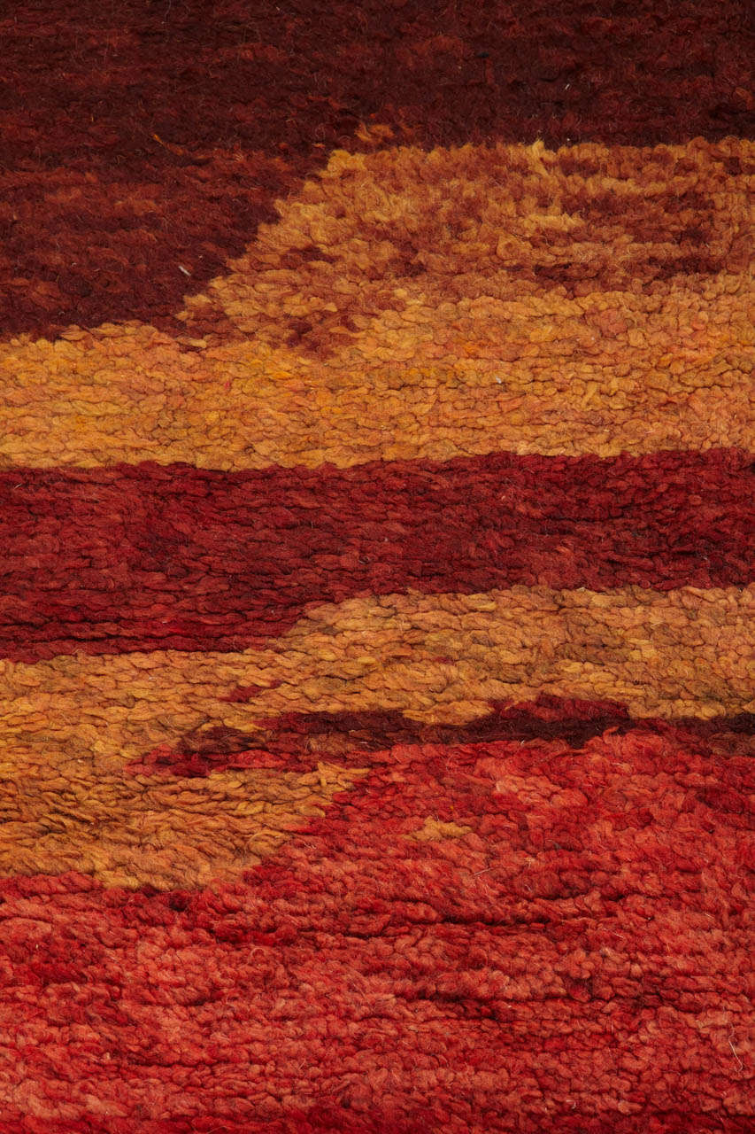 Marocain Rare tapis berbère marocain vintage à double visage en vente