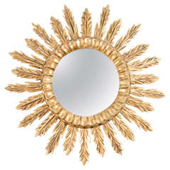 Giltwood Sunburst Mirror
