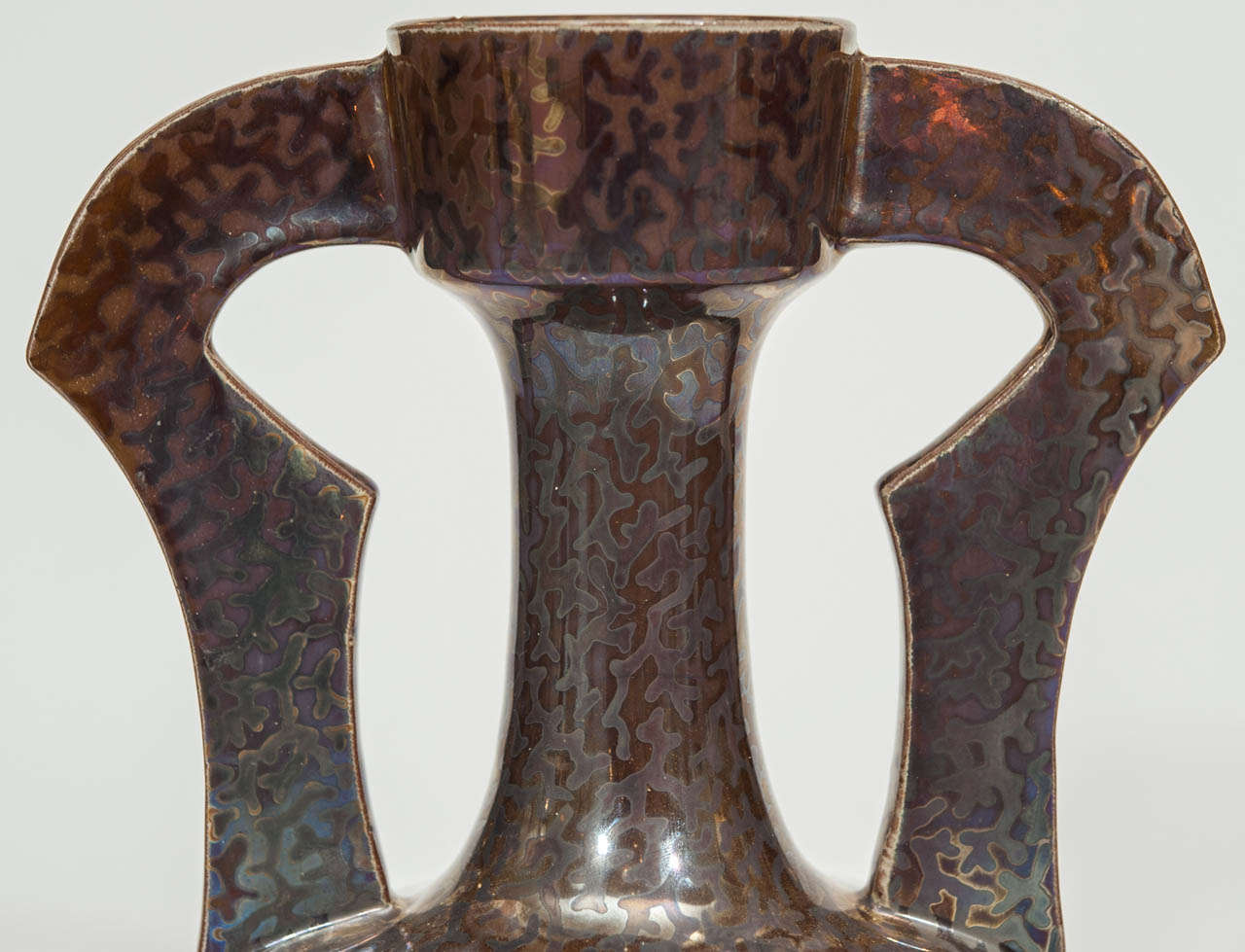 Art Nouveau Clement Massier Earthenware Vase