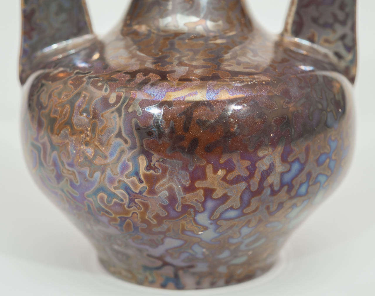 19th Century Clement Massier Earthenware Vase