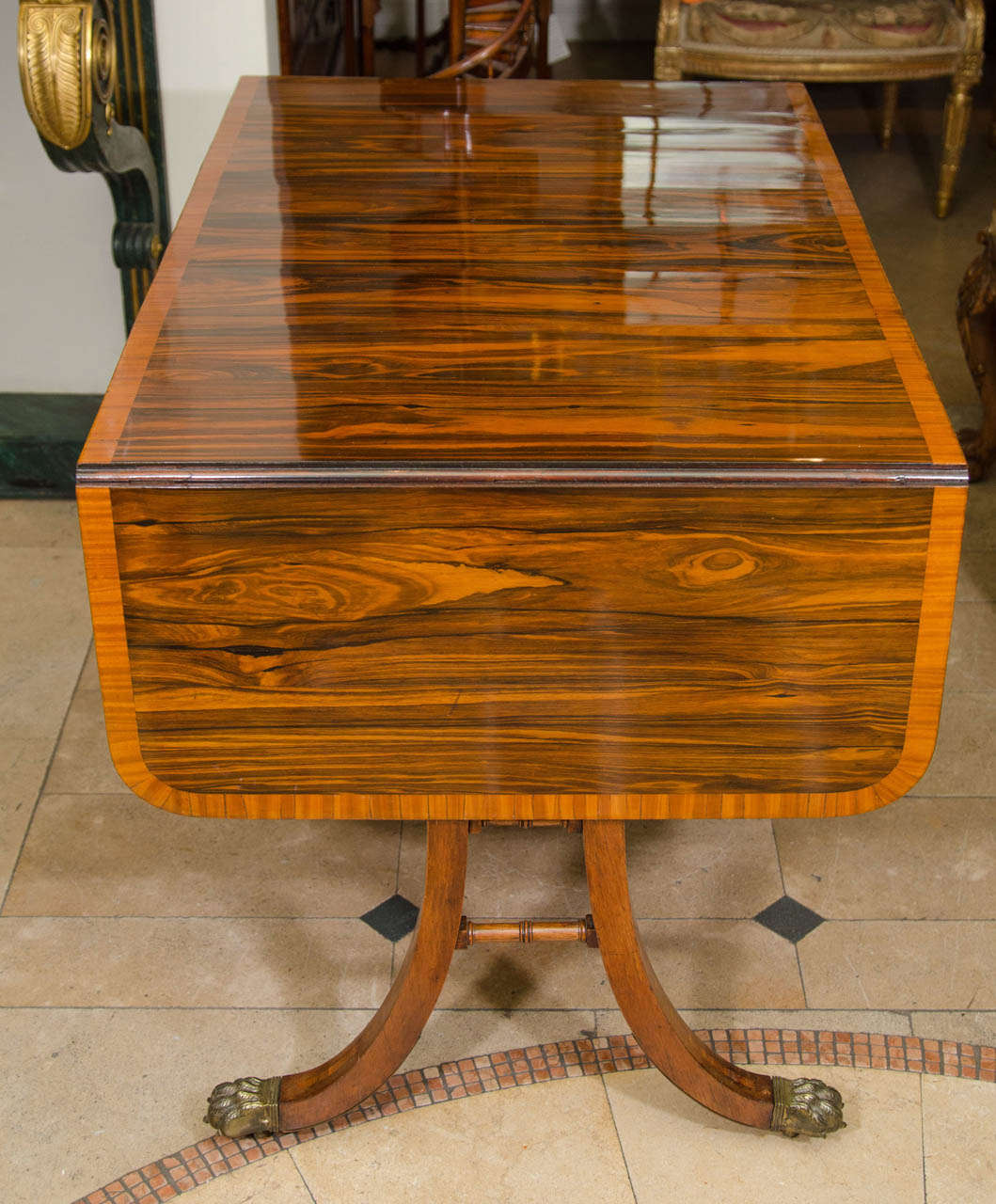 19th Century Regency Rosewood Sofa Table