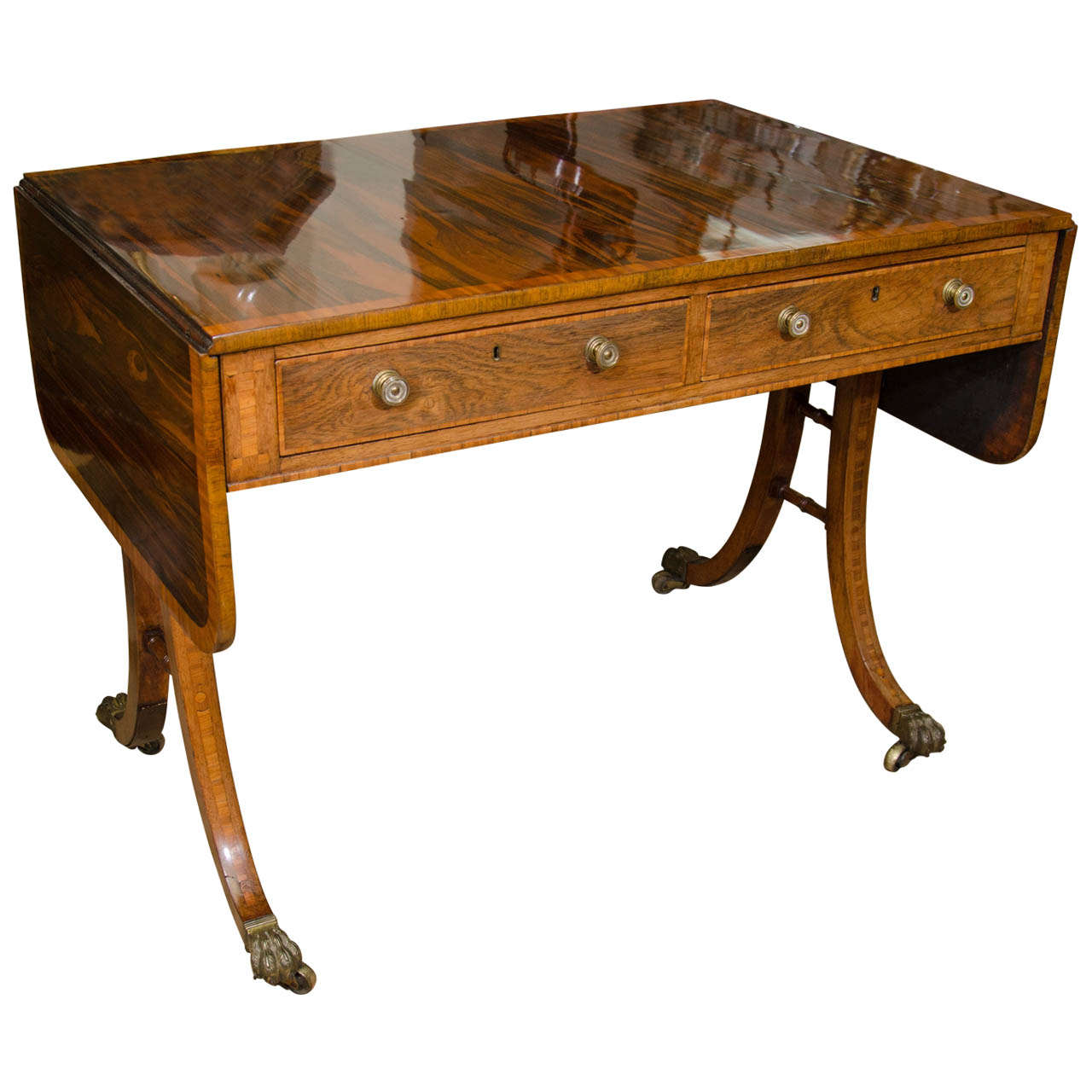 Regency Rosewood Sofa Table