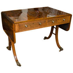 Regency Rosewood Sofa Table