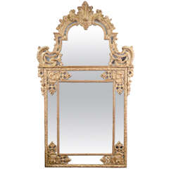 French Regence Giltwood Mirror
