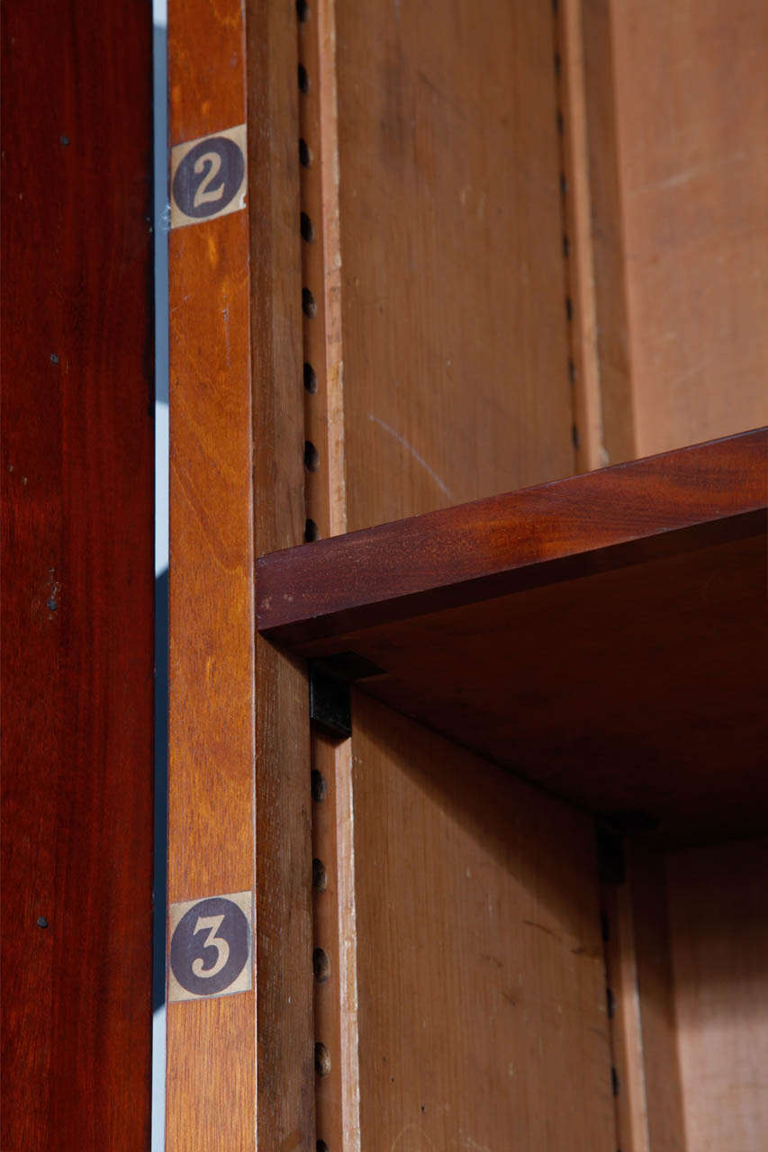 Mahogany An Antique 5 Door Bookcase For Sale