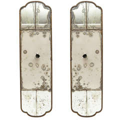 Pair of French Shaped Mirrors