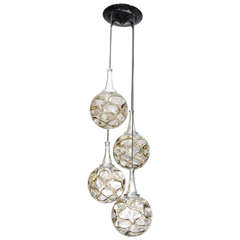 1960s German Globe Glass Fixture 11
