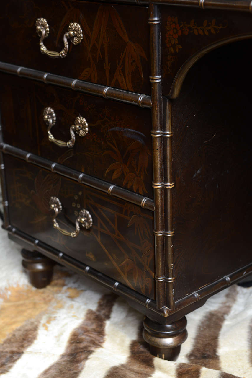 Vintage Henredon Chinoiserie desk 2