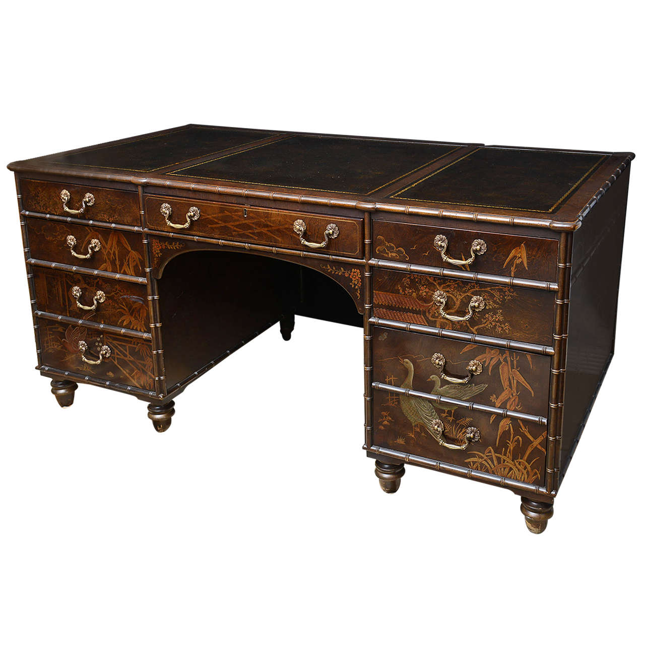 Vintage Henredon Chinoiserie desk