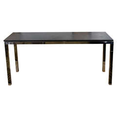 Midcentury Parsons Style Console Table