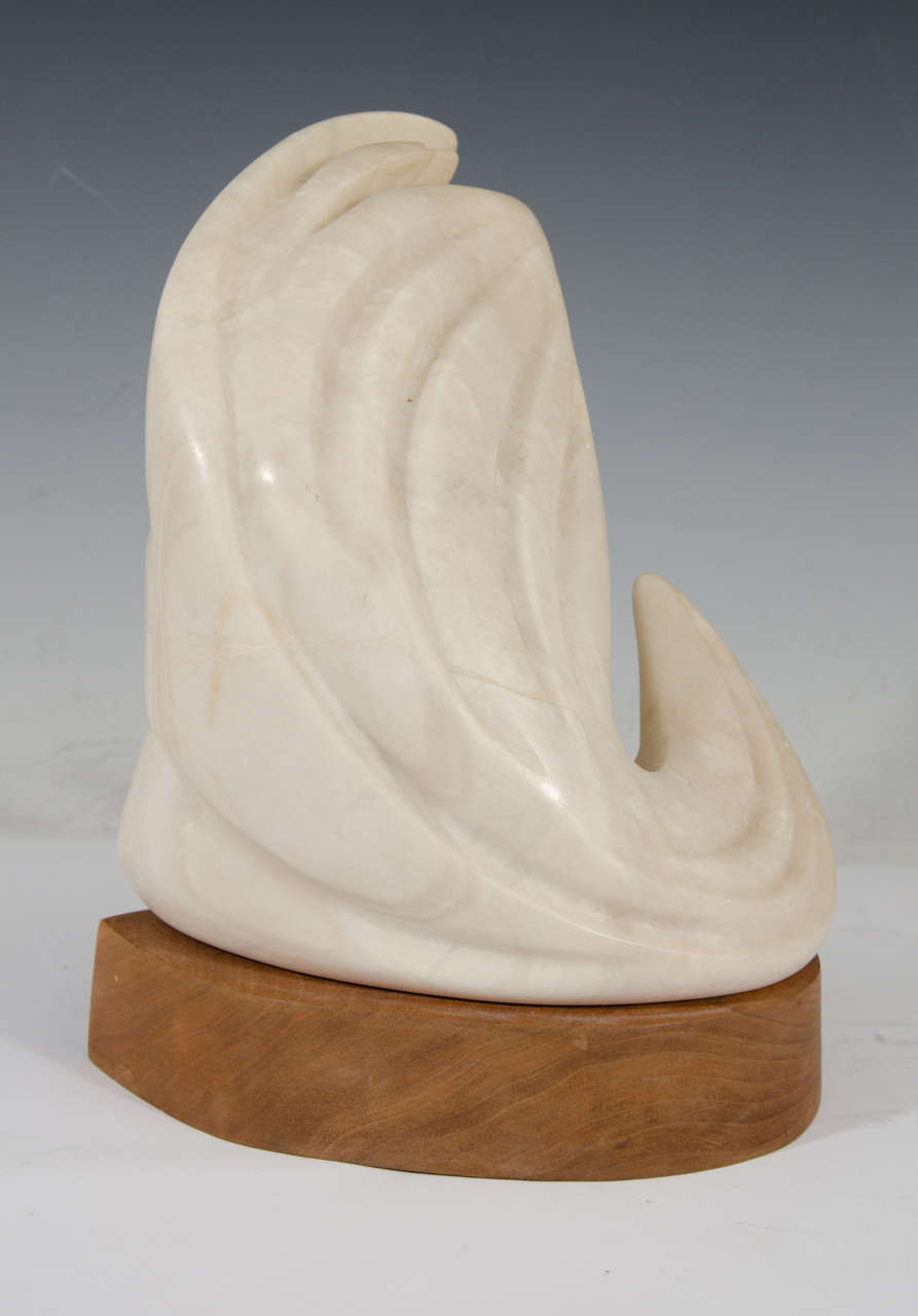 Vintage Sculpture of an Eagle by Native American Artist Presley LaFountain