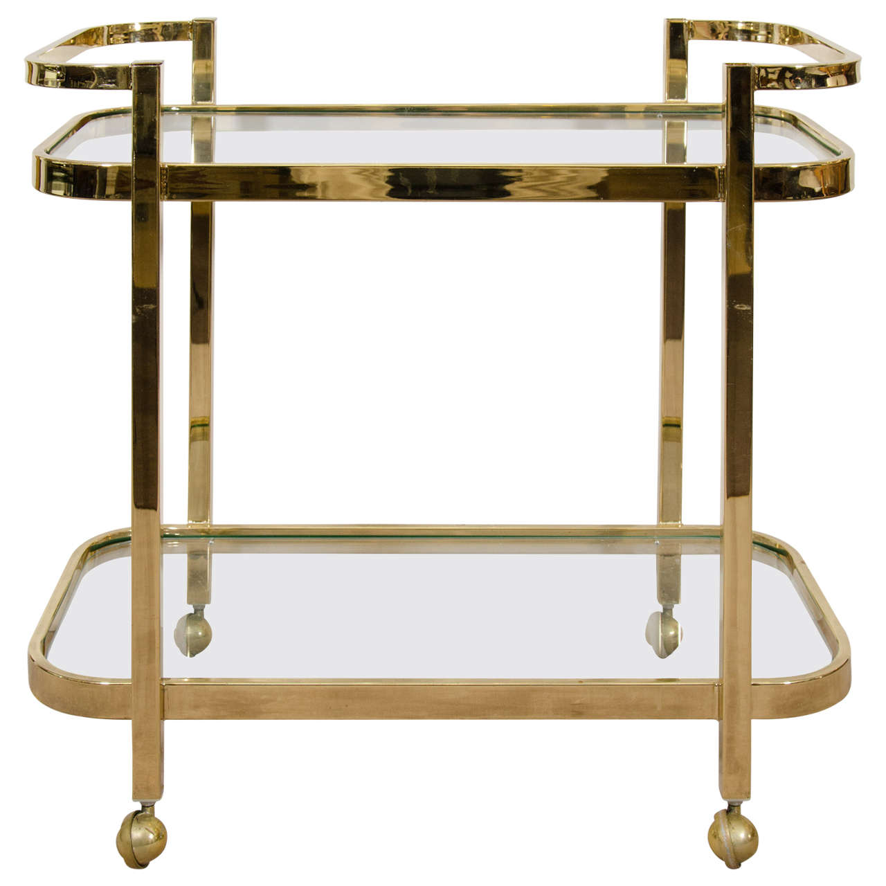 Midcentury Iconic Milo Baughman Bar Cart