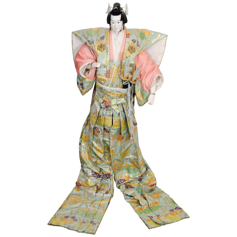 Large Japanese Bunraku Puppet Signed at 1stDibs bunraku puppet for sale, bunraku doll, bunraku