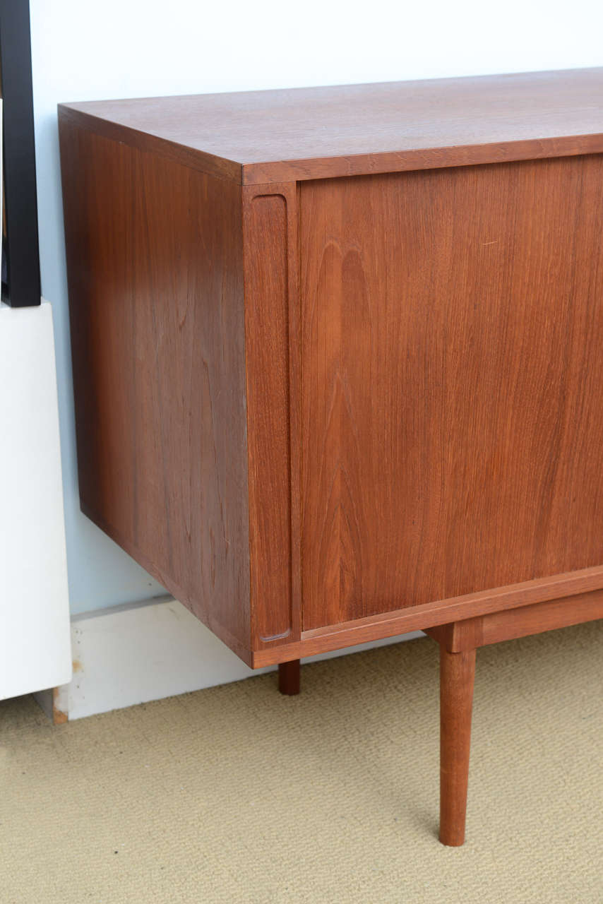 Danish Mid-Century Modern Tambour Sideboard Cabinet by Peter Løvig Nielsen 5