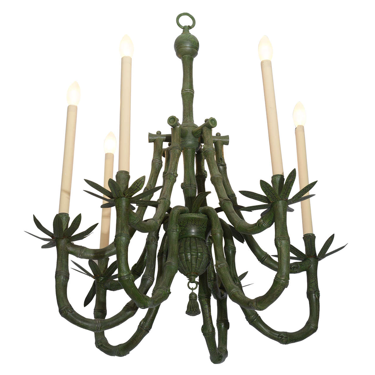Hollywood  Regency Chinoiserie Pagoda Classic Chandelier