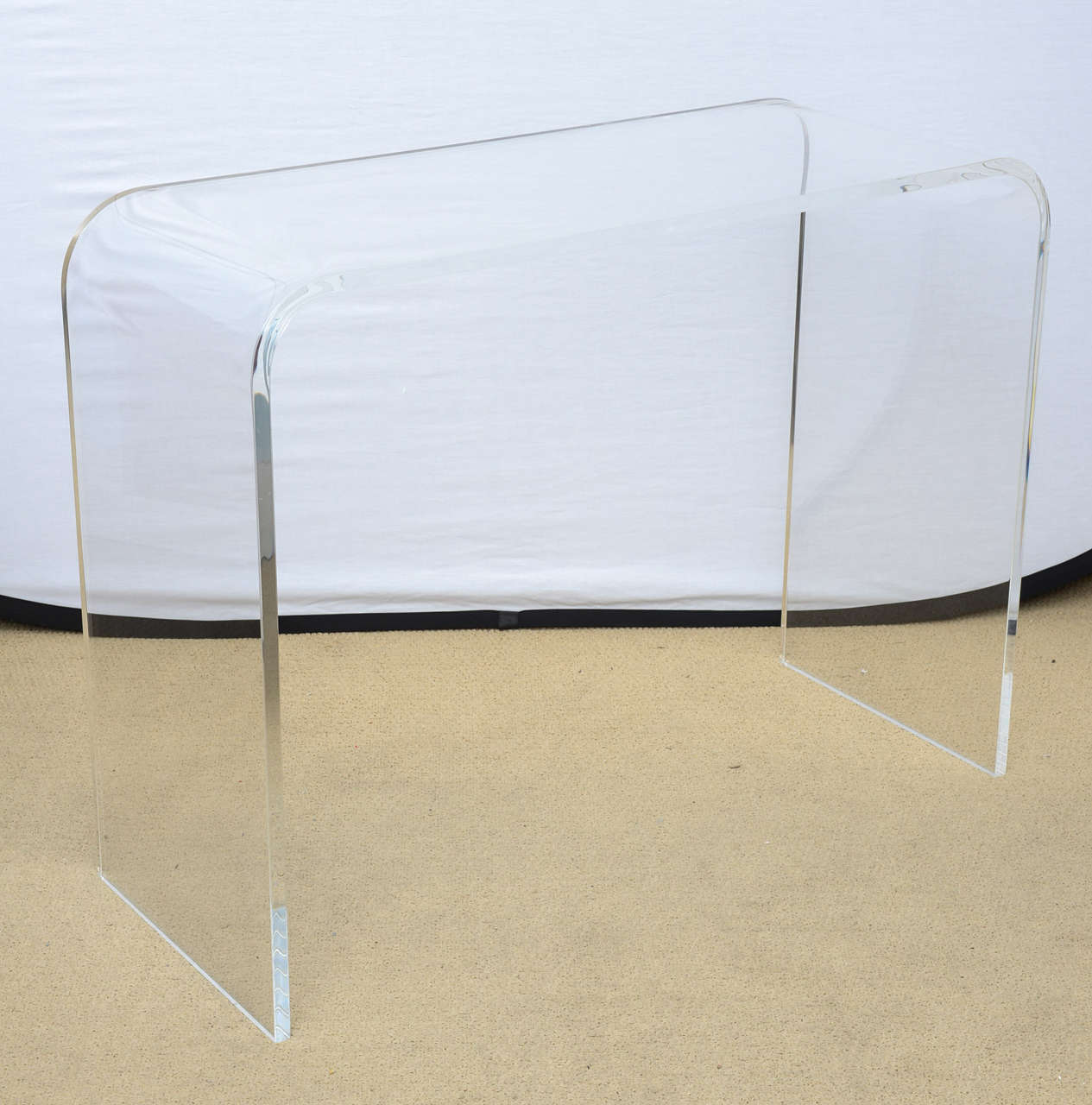 Lucite Modern Waterfall Console