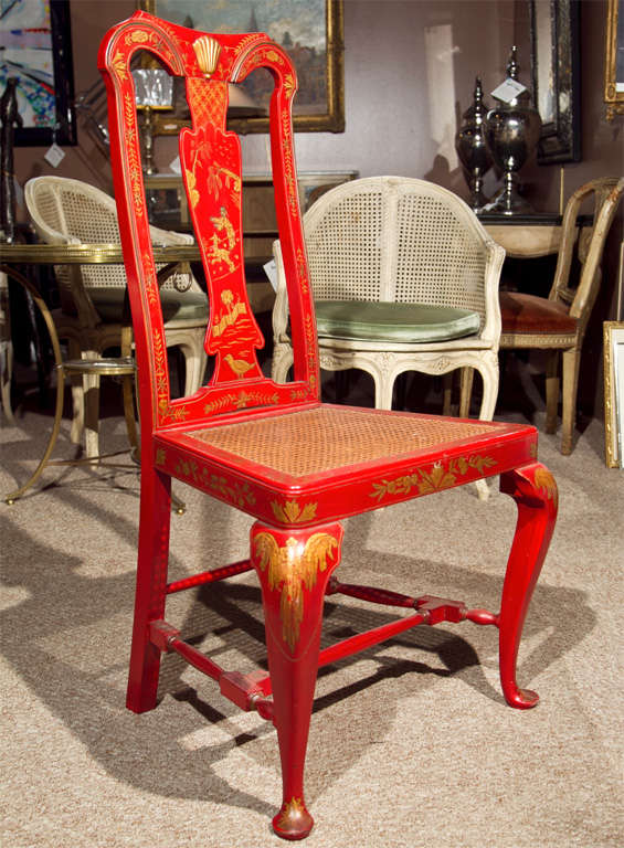 Set 12 Chinoiserie Chairs by Maison Jansen