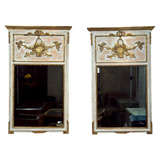 Pair of French Trumeau Mirrors