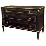 French Ebonized Commode