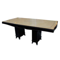 Spectacular Art Deco Dining Table Attributed to Adnet