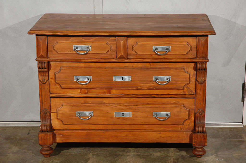 French Commode with Two over Two Drawers