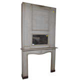 Louis XVI wood fireplace surround