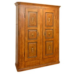 Antique French wedding armoire
