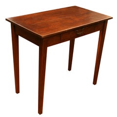 English oak side table