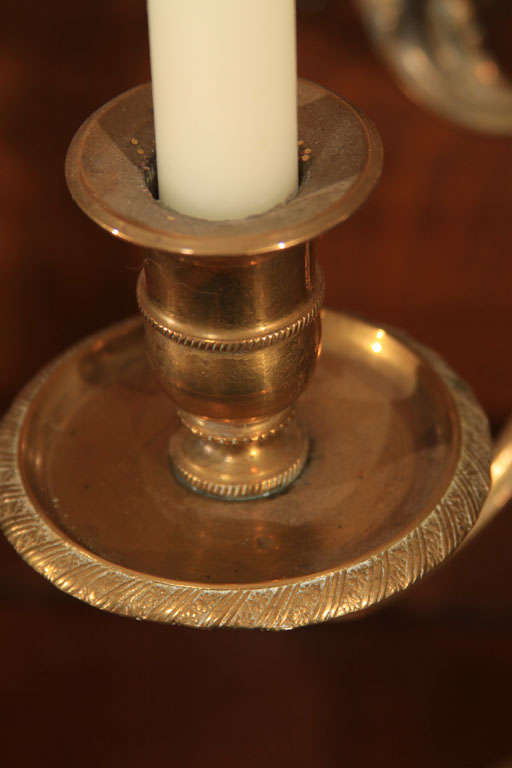 Brass 5 light candelabra 2